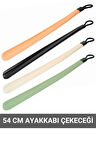 54 Cm Askılı Ayakkabı Çekeceği Uzun Plastik Kerata Renkli Ayakkabı Giyme Aparatı