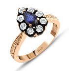 Damla Safir Elmas Yüzük