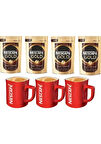 Nescafe Gold 200 gr *4 + 3 Kupa Bardak
