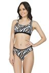 Endeep Kadın Kaplan Desen Bikini Takımı