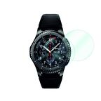Samsung Gear S3 Frontier Ekran Koruyucu Şeffaf Nano Cam 2 Adet