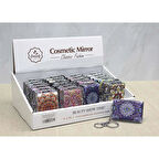 Taşlı El Aynası Anahtarlık