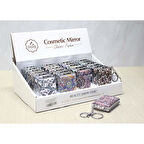 Taşlı El Aynası Anahtarlık