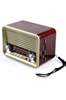 Nostalji Radyo Nns Ns-1537bt Şarjlı Fm Radyo Bluetooth Usb Aux