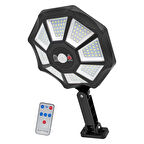 ZB-168A KUMANDALI 3 KADEMELİ 168 SMD LEDLİ SENSÖRLÜ BEYAZ SOLAR AYDINLATMA (4457)