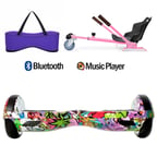 Citymate Elektrikli Kaykay Hoverboard Akıllı Denge 6.5 Inch + HoverKart + Çanta EXTREM PAKET D004