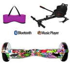 Citymate Elektrikli Kaykay Hoverboard Akıllı Denge 6.5 Inch + HoverKart + Çanta EXTREM PAKET D04