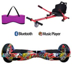 Citymate Elektrikli Kaykay Hoverboard Akıllı Denge 6.5 Inch + HoverKart + Çanta EXTREM PAKET D11