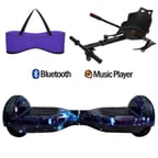 Citymate Elektrikli Kaykay Hoverboard Akıllı Denge 6.5 Inch + HoverKart + Çanta EXTREM PAKET D12