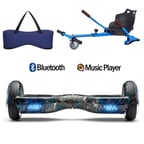 Citymate Elektrikli Kaykay Hoverboard Akıllı Denge 6.5 Inch + HoverKart + Çanta EXTREM PAKET D18