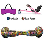 Citymate Elektrikli Kaykay Hoverboard Akıllı Denge 6.5 Inch + HoverKart + Çanta EXTREM PAKET D022