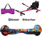 Citymate Elektrikli Kaykay Hoverboard Akıllı Denge 6.5 Inch + HoverKart + Çanta EXTREM PAKET D26