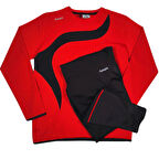 FUBA KIRMIZI DALGIÇ KUMAŞ ANT EŞOFMAN TAKIMI