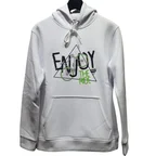 FUBA KAPŞONLU SWEAT ENJOY BEYAZ