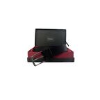 Fossil Siyah Hakiki Deri Spor Erkek Kemeri 4cm-110CM