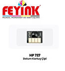Feyink® Hp 727 (F9J77A)-(B3P20A) Magenta (M) Çip 300ml T920/T930/T1500/T2500/T2530 Chip							