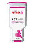  Feyink® HP 727 Magenta (M) Orijinal Mürekkep Dolumlu Feyink Kartuş 300 ml Kırmızı