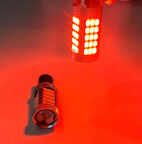 FEMEX Premium P21W-1157-9W- Çift Duy Şaşı Led Ampul Kırmızı Mercekli