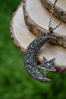 STONEAGE JEWELLERY Otantik Ay Yıldız Kolye
