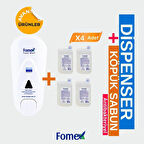 F113 Antibakteriyel Köpük Sabun 1000 ml 4 Adet + F210 Fomex Köpük Sabun Aparatı 1000 ml