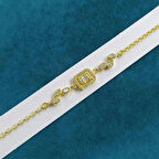 *Baget Taşlı For You Gümüş Kadın Bileklik