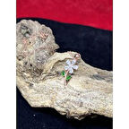 Lotus Çiçekli Gümüş Kadın Kolye