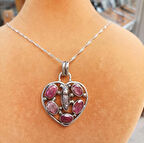 Orta Boy Kalpli Gümüş Kolye