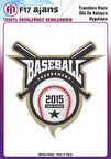 Ütü Ile Yapışan Tekstil Dtf Baskı Görseli Baseball