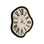 Dekoratif Eriyen Tasarım Duvar Saati