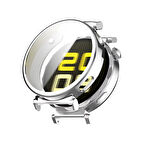 Forzacase Huawei Watch GT5 41mm ile uyumlu Önü Kapalı Ekran Korumalı Silikon Kılıf - FC010