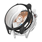 Forzacase Huawei Watch GT6 46mm ile uyumlu Önü Kapalı Ekran Korumalı Silikon Kılıf - FC010