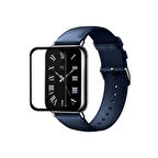 Forzacase Xiaomi Smart Band 8 Pro için Çerçeveli Tam Kaplayan 3D Pet Ekran Koruyucu Film - FC016