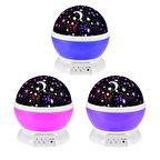 Forzacase Star Master Yıldız Projektör Yansıtmalı Genç Çocuk Odası Masa Gece Lambası - FC053