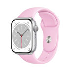 Forzacase Apple Watch 8 41mm Uyumlu Silikon Kordon Kayış - FC004