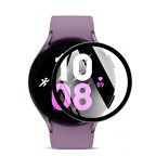 Forzacase Samsung Galaxy Watch 5 40mm için Çerçeveli Tam Kaplayan 3D Pet Ekran Koruyucu Film - FC016
