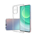 Forzacase Tecno Camon 19 Pro uyumlu Soft Slim Serisi Şeffaf Silikon Kılıf - FC194