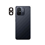 Forzacase Xiaomi Redmi 12C ile uyumlu Kamera Lens Koruma Halkası Siyah - FC377