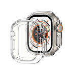 Forzacase Apple Watch Ultra / Ultra 2 49mm Önü Açık Ekran Korumalı Silikon Kılıf - FC380