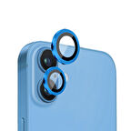 Forzacase iPhone 16 Plus ile uyumlu Kamera Camı Lens Koruyucu Halka Seti - FC381