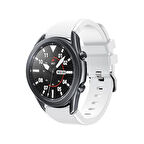 Forzacase Samsung Galaxy Gear S3 / Classic / Frontier için Tokalı Silikon Kordon Kayış - FC536