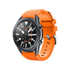 Forzacase Samsung Galaxy Gear S3 / Classic / Frontier için Tokalı Silikon Kordon Kayış - FC536