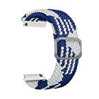 Forzacase Universal 22mm Akıllı Saatler ile uyumlu Esnek Hasır Örgü Tokalı Kordon Kayış - FC739