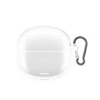 Forzacase Xiaomi Redmi Buds 6 Lite uyumlu Şeffaf Anahtar Askılıklı Bluetooth Kulaklık Kılıfı - FC927