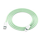 Forzacase 3A Type-C to Lightning Renkli Örgülü Hızlı Şarj ve Veri Aktarım Kablosu 1 metre - FC929Y