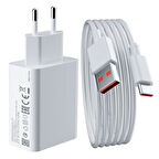 Forzacase Galaxy Tab A9 Serisi ile uyumlu Hızlı Şarj Destekli 67W Type-C USB Şarj Cihazı Seti FC996