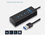 4 Port USB 3.0 Hub Bilgisayar Çoklayıcı Tüm Cihazlara Uyumlu