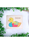 Ahşap Ördek Figürlü Puzzle