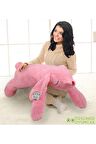Özgüner 100 Cm Uyku Arkadaşı Sevimli Tavşan Pembe (%100 Yerli)