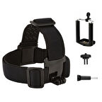Cep Telefonu Uyumlu Kafa Bandı Vlog Video Çekim Seti Phone Holder Head Strap
