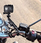 Motosiklet Bisiklet Gidona Monte Ayarlanabilir Kamera Tutucu Aparat